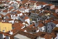 Top view of roofs in granada Royalty Free Stock Photo
