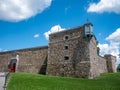 View on an historical fort Fort of Chambly Qubec Canada Royalty Free Stock Photo