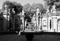 View on the historical fountain in dresden sachsen germany