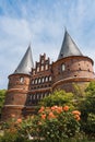 Cityscape Lubeck in Germany Royalty Free Stock Photo