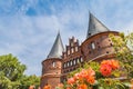 Cityscape Lubeck in Germany Royalty Free Stock Photo