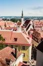 Historical old town of Tallinn, capital of Estonia Royalty Free Stock Photo