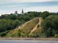 View of the historical part of the ancient Vyshgorod