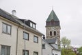 View of a historical stone church in Alesund Norway Royalty Free Stock Photo