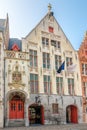 View at the historical Toll house in Bruges - Belgium