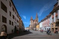 View in the historical town of Ansbach