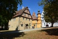 View in the historical town of ROTHENBURG OB DER TAUBER , Germany Royalty Free Stock Photo