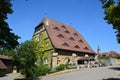 View in the historical town of ROTHENBURG OB DER TAUBER , Germany Royalty Free Stock Photo