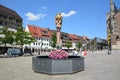 View in the historical town of Ulm, Germany