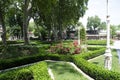 View of historical urban Gulhane Park in the Eminonu district of Istanbul. Turkey. Royalty Free Stock Photo