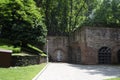 View of historical urban Gulhane Park in the Eminonu district of Istanbul. Turkey. Royalty Free Stock Photo