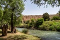 View of Hoces gorges del Rio Riaza Natural Reserve near Segovia in Spain