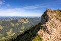 View from the Hochgrat mountain near Oberstaufen