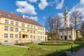 View of Hoff Square in Wisla in Poland Royalty Free Stock Photo