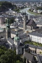View from Hohensalzburg Castle - Salzburg - Austria Royalty Free Stock Photo