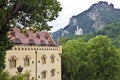 View from Hohenschwangau Castle to Neuschwanstein Castle, Germany