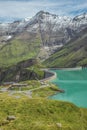 View of the Hoher Tenn and the Mooserboden reservoir