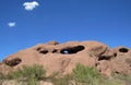 Hole-In-The-Rock natural formation in Arizona Royalty Free Stock Photo