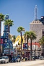 View of Hollywood Boulevard in Los Angeles