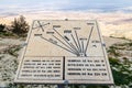 View of the Holy Land from Mount Nebo showing important places, Jord