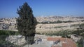 View of the Holy places of Jerusalem. Royalty Free Stock Photo