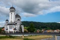 View of the Holy Trinity Church, Sighisoara, Transylvania, Romania