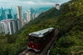 Hong Kong peak tram Royalty Free Stock Photo