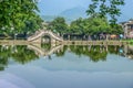 Hongcun village, Unesco site, Huangshan, Anhui Provice, China,Jun 15 2014 : view of Hongcun village, Hweichow, China Royalty Free Stock Photo