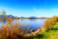 Hopfensee lake.Bavaria, Germany