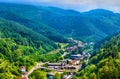 View of Hornberg village in Schwarzwald mountains - Germany Royalty Free Stock Photo