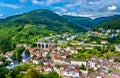 View of Hornberg village in Schwarzwald mountains - Germany Royalty Free Stock Photo