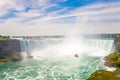 View at the Hoseshoe falls of Niagara Falls in Canada Royalty Free Stock Photo