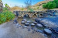 Hot Spring with Roman era ruins, in Hamat Tiberias Royalty Free Stock Photo