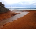 View of the hot springs, Mount Tavurvur, Rabaul, Papua New Guinea.