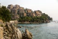 View of the hotel complex on the coast of Budva