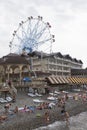 View of the hotel complex Surf from the pier in the resort village Lasarevskoye, Sochi Royalty Free Stock Photo