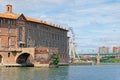 View of Hotel Dieu Saint Jacques historical building in Toulouse, France