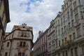 View of Hotel U Zlate studny in Prague, Czech Royalty Free Stock Photo