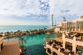 View from the hotel window of Jumeirah Mina A`salam