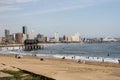 View of Hotels and Residential Buildings on Beachfront Royalty Free Stock Photo