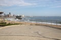 View of Pier and Beachfront as Seen from Durban Boardwalk Royalty Free Stock Photo