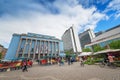 View of Hotorget with its outdoor market in Stockholm