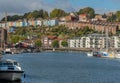 Hotwells and Clifton Wood as viewed from Bristol Docks, Royalty Free Stock Photo