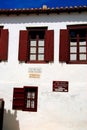 View of the house of the Greek writer Alexandros Papadiamantis in Skiathos island