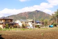 View house japan style in front of the mountain in Hakone