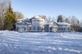 View of the house of the Russian industrialist S.I. Mamontov in the Abramtsevo estate