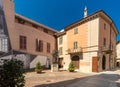 view of the house where writer Beppe Fenoglio livein Alba, Italy Royalty Free Stock Photo