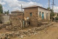 View of houses in Axum, Ethiop