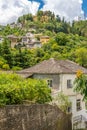 View at houses in Gjirokaster Royalty Free Stock Photo