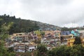 View of houses and hotels in Ooty hillstation at tamilnadu India Royalty Free Stock Photo